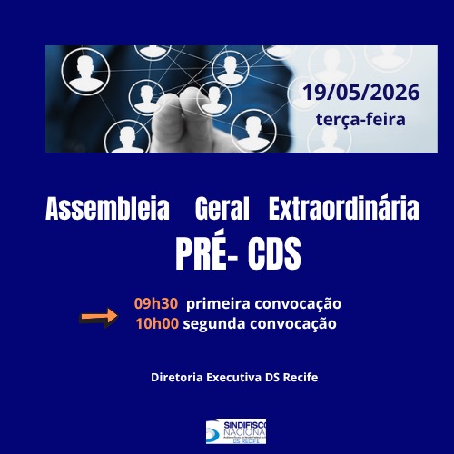 EDITAL ASSEMBLEIA - GERAL EXTRAORDINÁRIA PRÉ-CDS DIA 19 MAIO DE 2026, ÀS 9H30