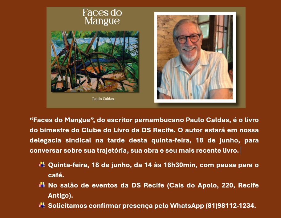 CLUBE DO LIVRO HOJE DIA 18 DE JUNHO DE 2026, ÀS 14H.